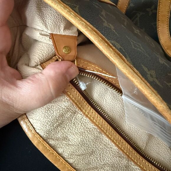 Used Louis Vuitton Brown Monogram Tote Bag bucket bag used good condition - Picture 16 of 16